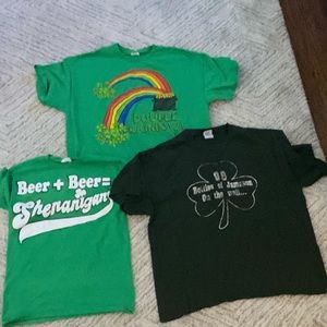 St. Patrick’s Day T-shirt Bundle. 3 for the price of 1!